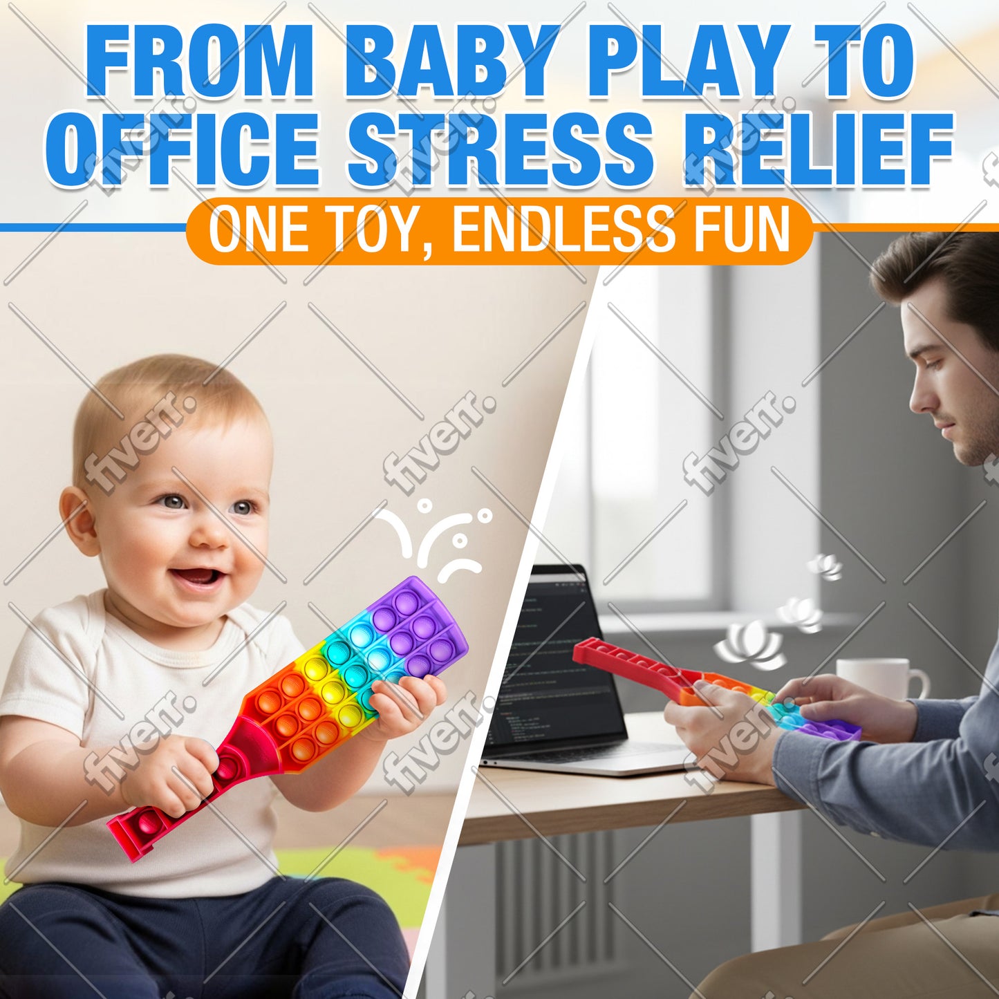 ๐ CRICBABY Cricket Bat Pop It Toy โ Stress Relief Meets Cricket Fun!
