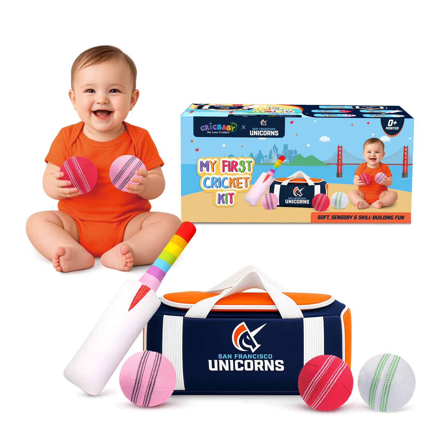My First Cricket Kit - San Francisco Unicorns Edition