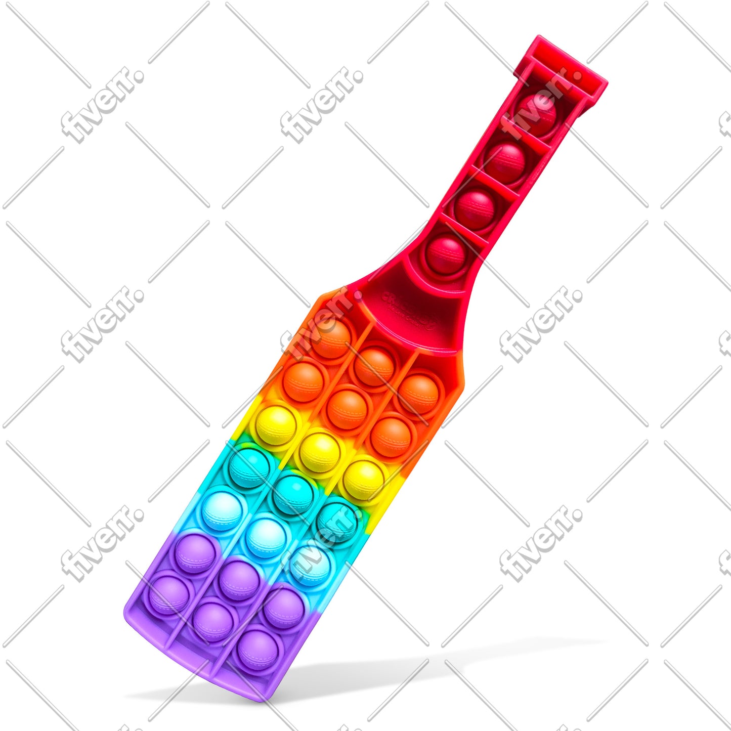 🏏 CRICBABY Cricket Bat Pop It Toy – Stress Relief Meets Cricket Fun!