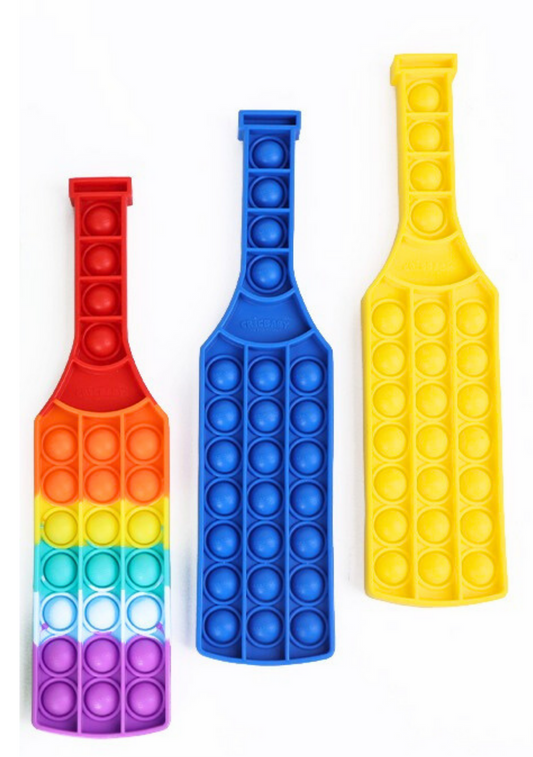🏏 CRICBABY Cricket Bat Pop It Toy – Stress Relief Meets Cricket Fun!