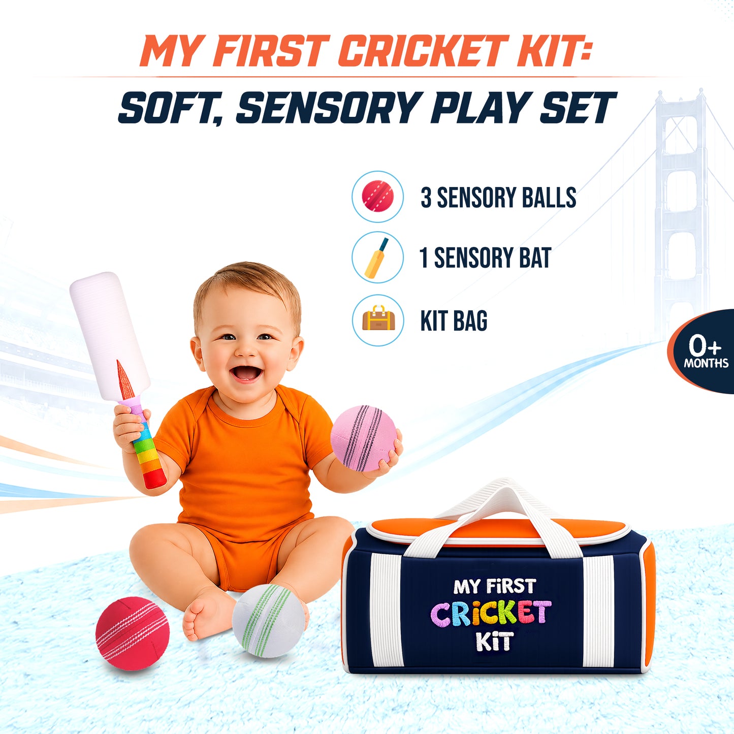 My First Cricket Kit - San Francisco Unicorns Edition