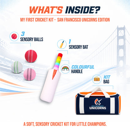 My First Cricket Kit - San Francisco Unicorns Edition