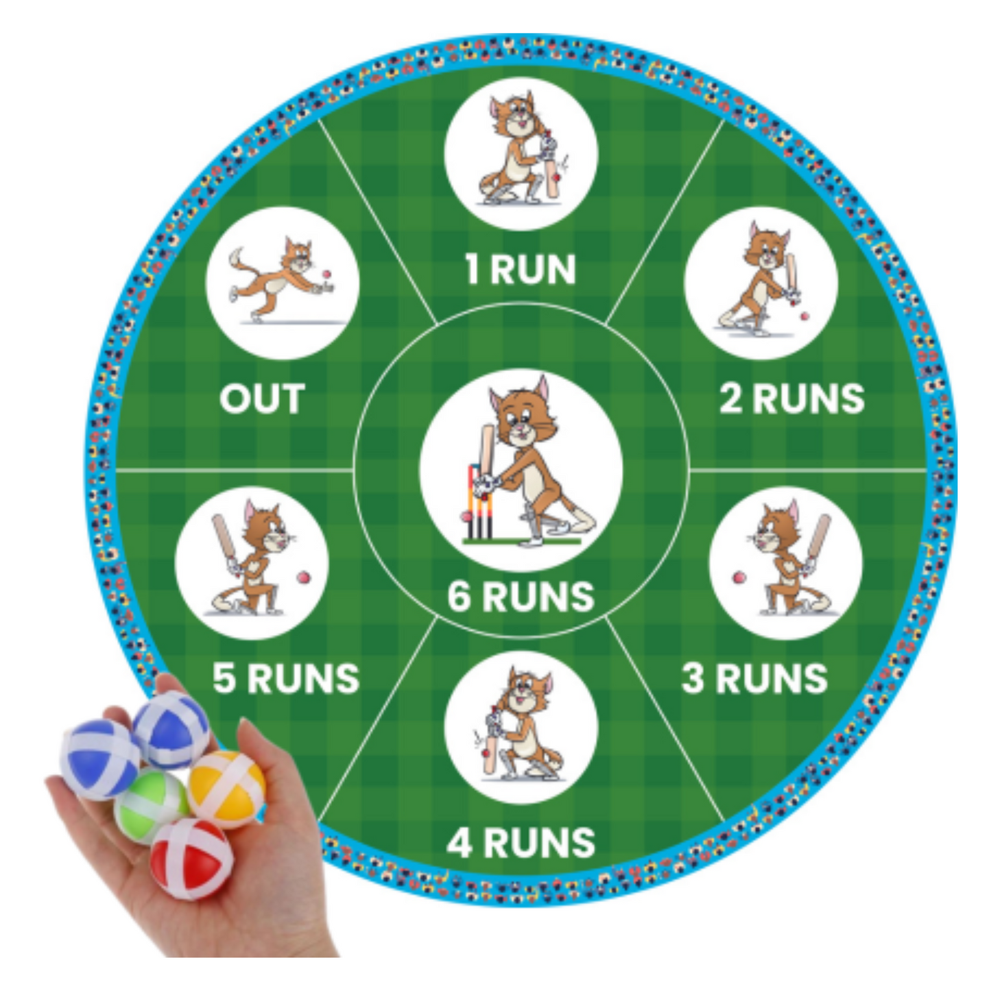 CRICBABY Cricket Dart Game