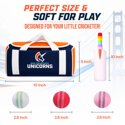 My First Cricket Kit - San Francisco Unicorns Edition