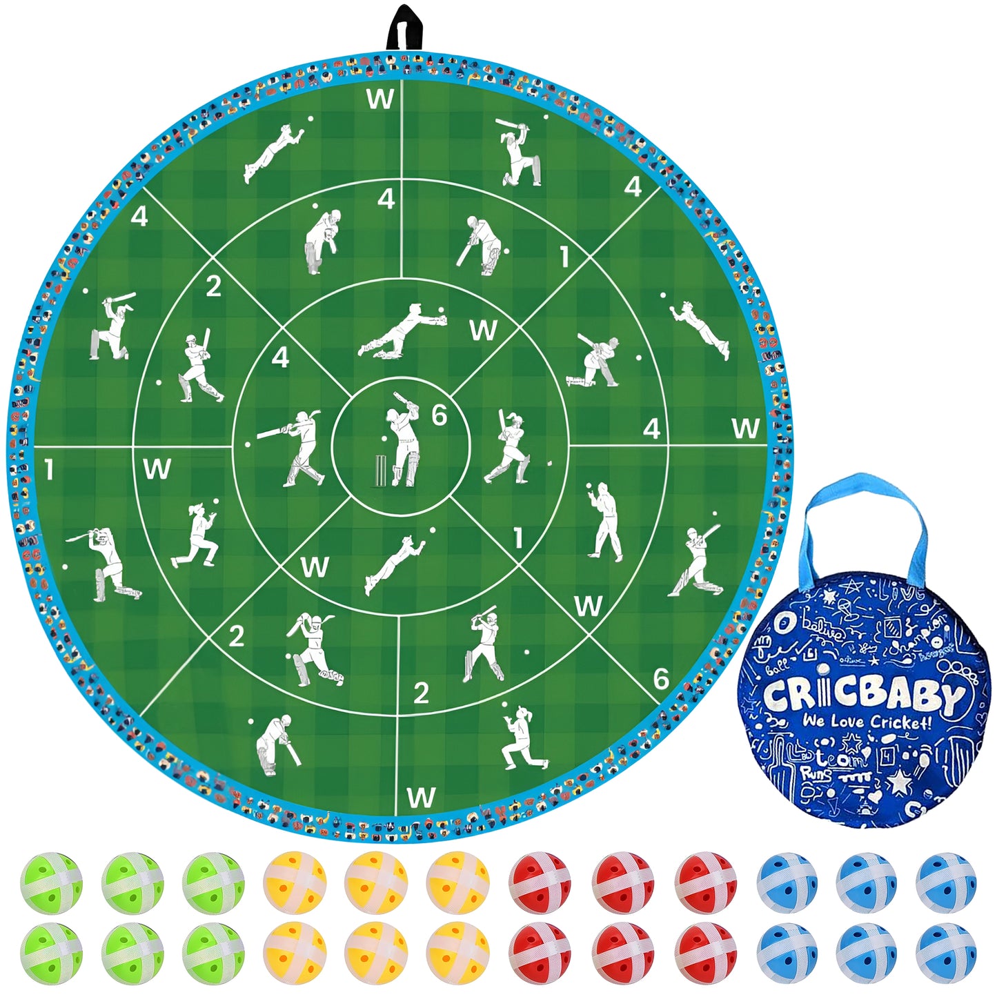 CRICBABY Cricket Dart Game