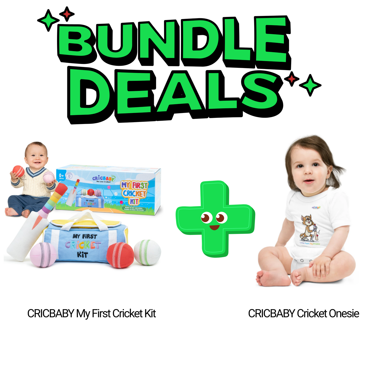 CRICBABY Tiny Tots Cricket Starter Pack
