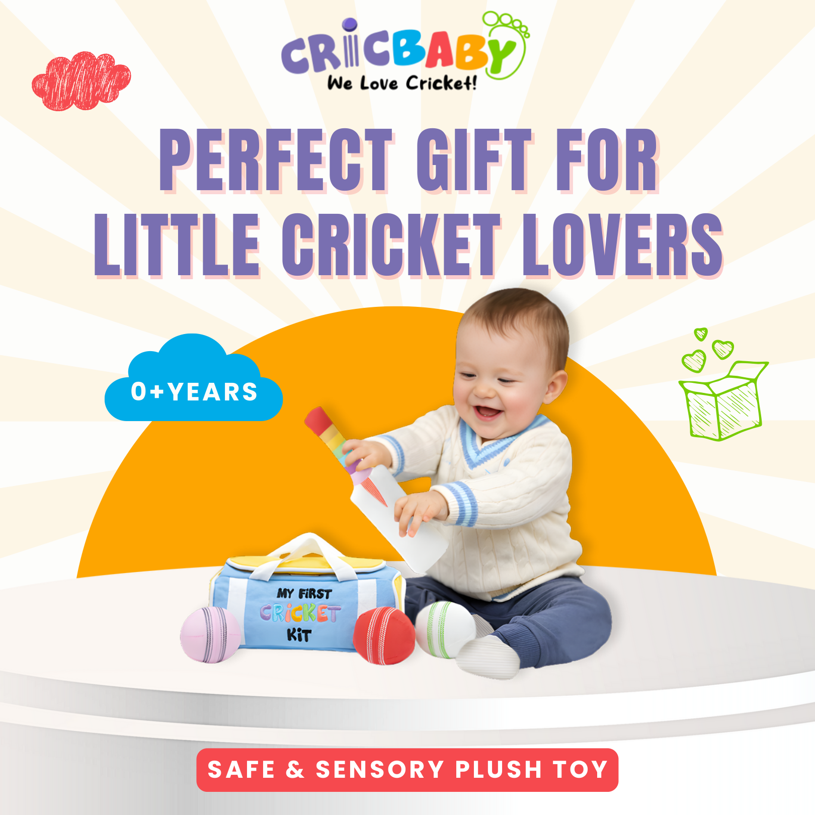 My First Cricket Kit Features