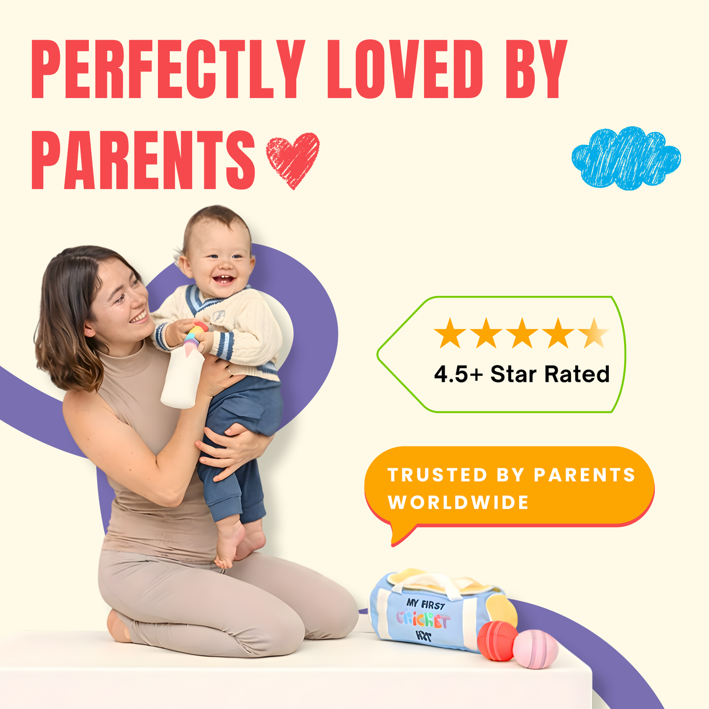 CRICBABY My First Cricket Kit