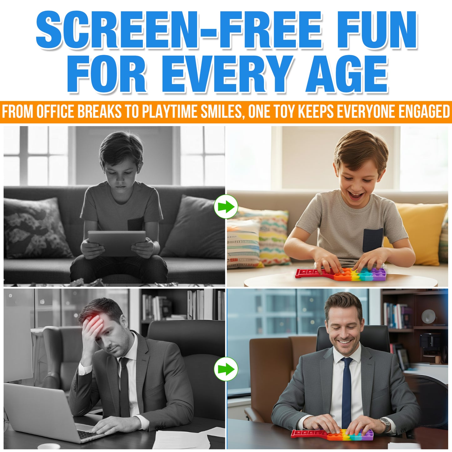 🏏 CRICBABY CRICKET BAT Push Pop Bubble Fidget Toy  – Build Focus