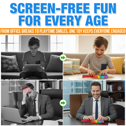 🏏 CRICBABY CRICKET BAT Push Pop Bubble Fidget Toy  – Build Focus