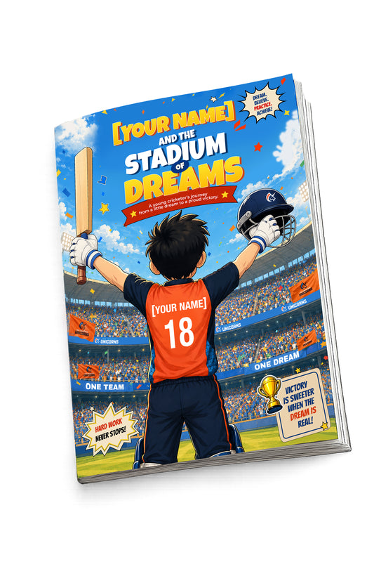 CRICBABY Personalised Cricket Storybook (Beta Edition)