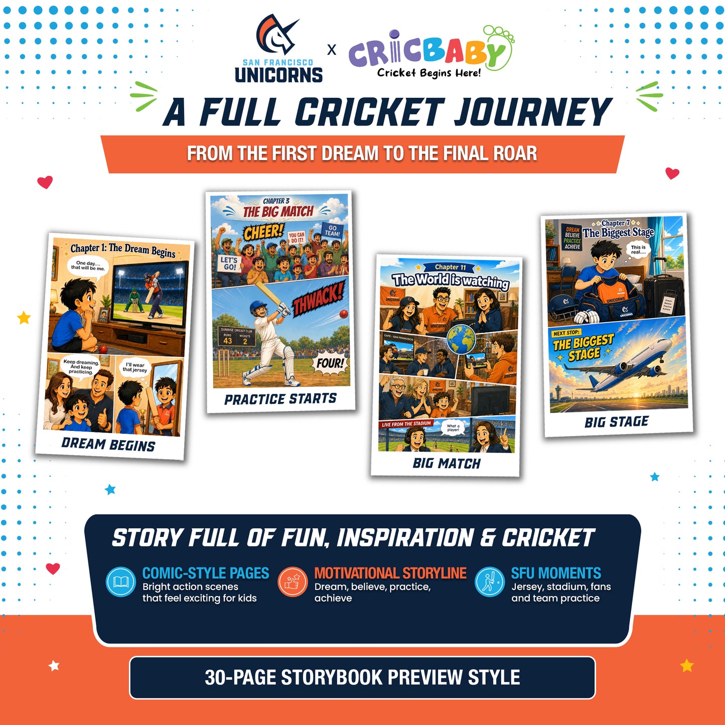 FREE Personalized Cricket Storybook for Your Child - (Limited time offer)