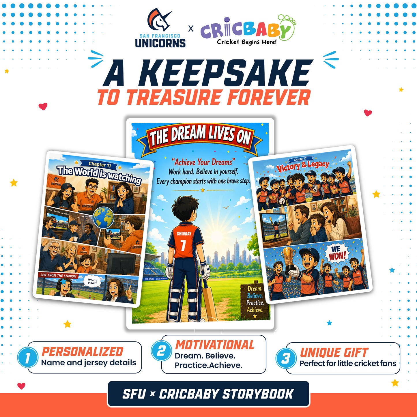 FREE Personalized Cricket Storybook for Your Child - (Limited time offer)